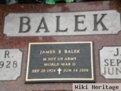 James E Balek