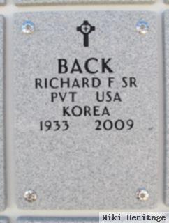 Richard Frederick Back, Sr