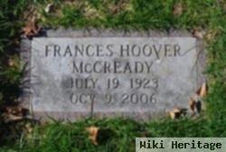 Frances Catherine Hoover Mccready