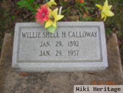 Willie Shell H. Calloway