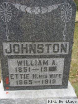 William A Johnston