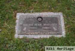 Archie Maie Matlock