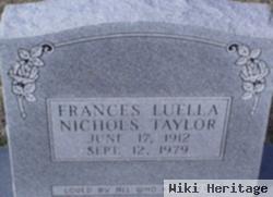 Frances Luella Nichols Taylor