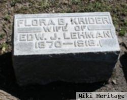 Flora B. Krider Lehman