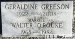 Geraldine Greeson O'rouke