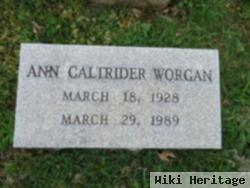 Ann Caltrider Worgan