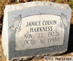 Janice Colvin Harkness