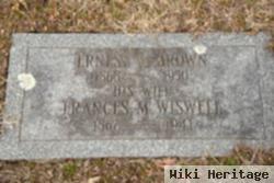 Frances M Wiswell Brown