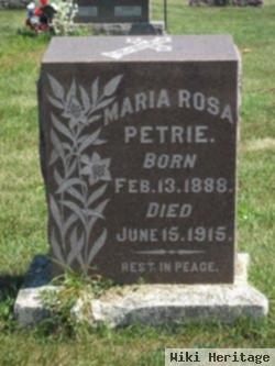 Maria Rosa "rose" Petrie