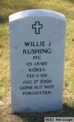 Pfc Willie J Rushing