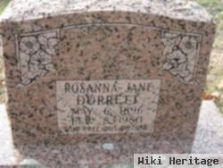 Rosanna Jane Durrett