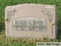 Ruth Z Morrow Bair