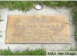 W. John Gamble