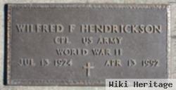 Wilfred F Hendrickson