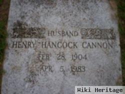 Henry Hancock Cannon