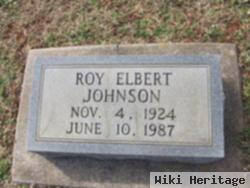 Roy Elbert Johnson