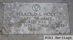 Capt Harold L Holt