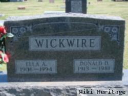 Donald D Wickwire