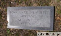 Bonnie Kate Weatherly Saverance