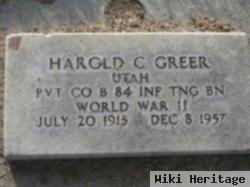 Harold C Greer