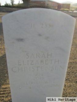 Sarah Elizabeth Christensen