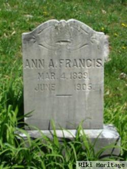 Ann A Francis