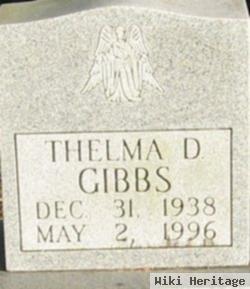 Thelma D Gibbs