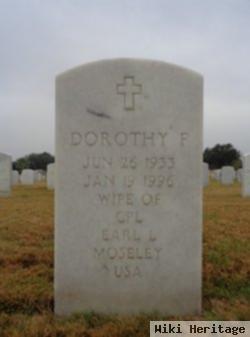 Dorothy F Moseley