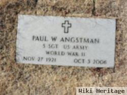 Paul W Angstman