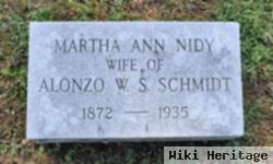 Martha Ann Nidy Schmidt