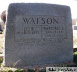 Paschal S Watson