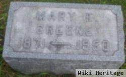 Mary E Greene