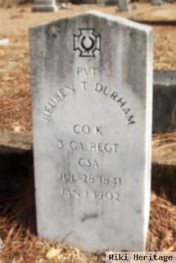 Reuben Thomas "rube" Durham