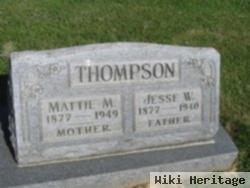 Jesse W Thompson