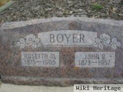 Rosetta M Boyer