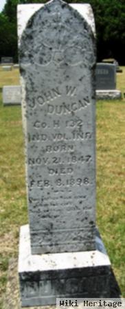 Pvt John W. Duncan