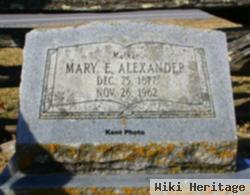 Mary E. Alexander