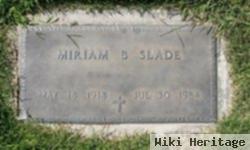 Miriam Belle Smiley Slade