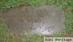 Henrietta B Davis