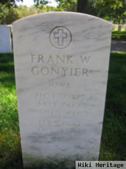 Frank W Gonyier