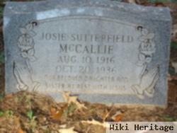 Josie Sutterfield Mccallie