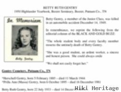 Betty Ruth Gentry