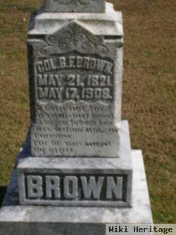 Col Benjamin Franklin Brown