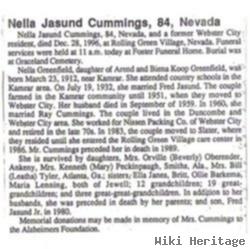 Nella Greenfield Jasund Cummings