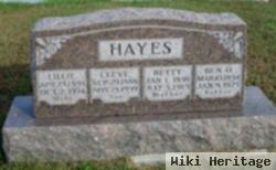 Lillie May Copenhaver Hayes