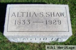 Altha Sophie Robeson Shaw