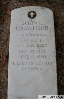 Pvt John E Crawford