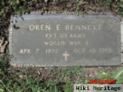 Oren E Bennett