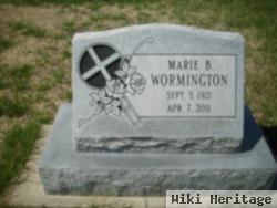 Marie B Wormington