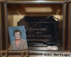 Cleo D. Diederich Earl